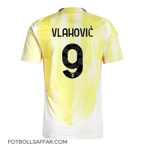 Juventus Dusan Vlahovic #9 Bortatröja 2024-25 Kortärmad